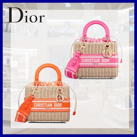 christian dior straw bag|christian dior canvas tote.